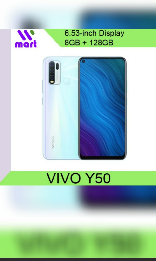 vivo y50 4gb ram 64gb rom