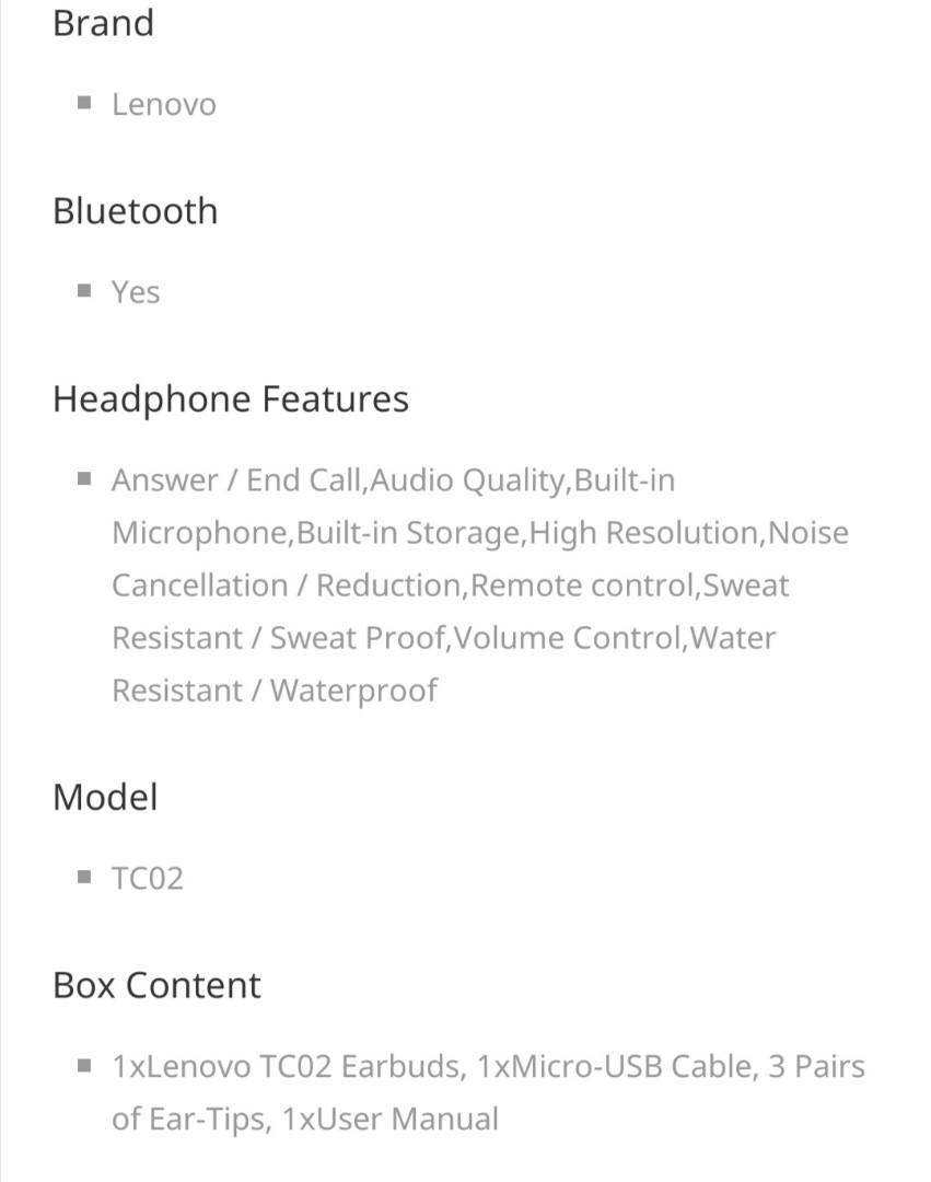 Lenovo hotsell tc02 review