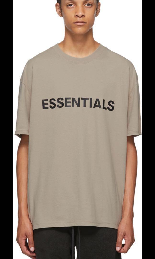 essentials tan shirt
