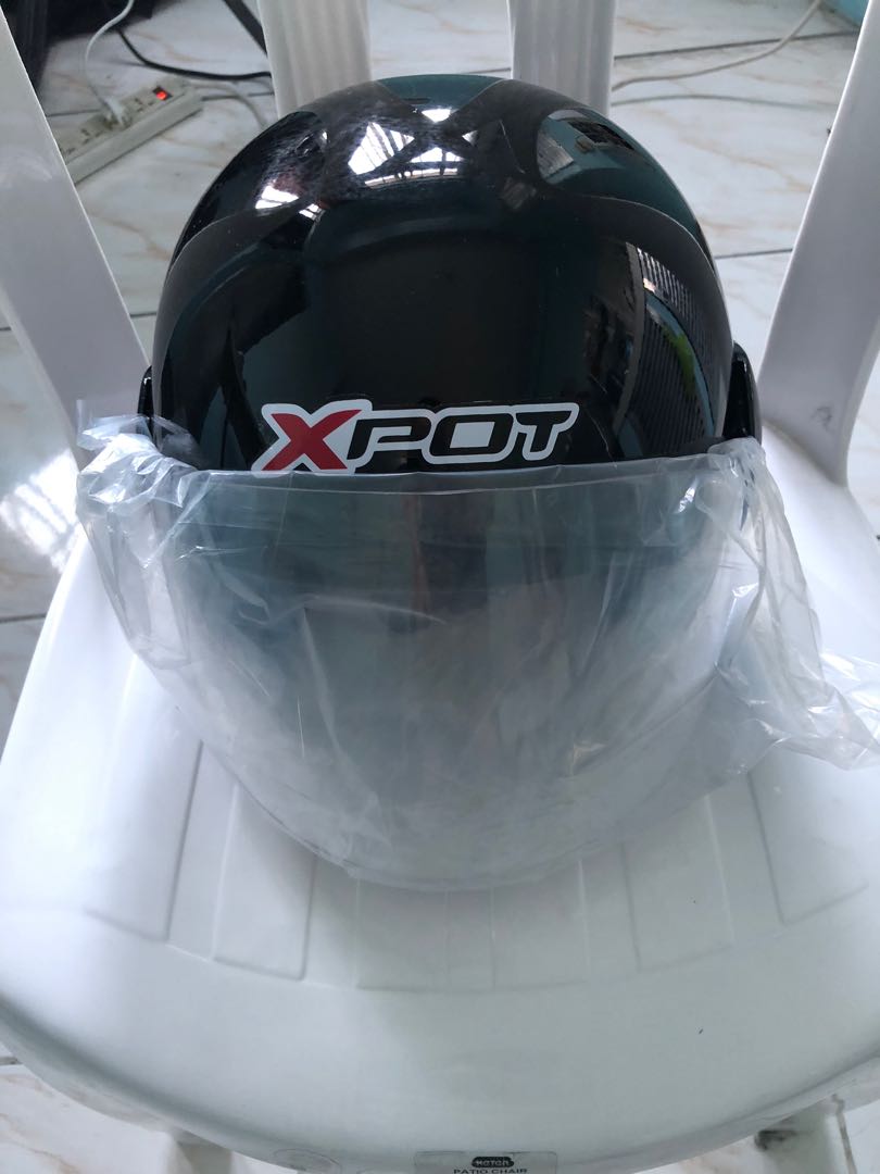 XPOT Half face helmet Motorbikes Motorbike Parts Accessories