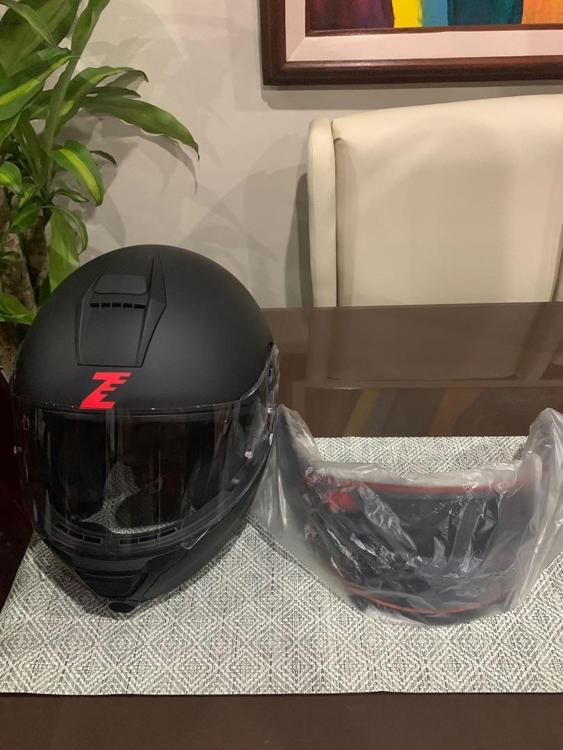 Zebra helmet store matte black