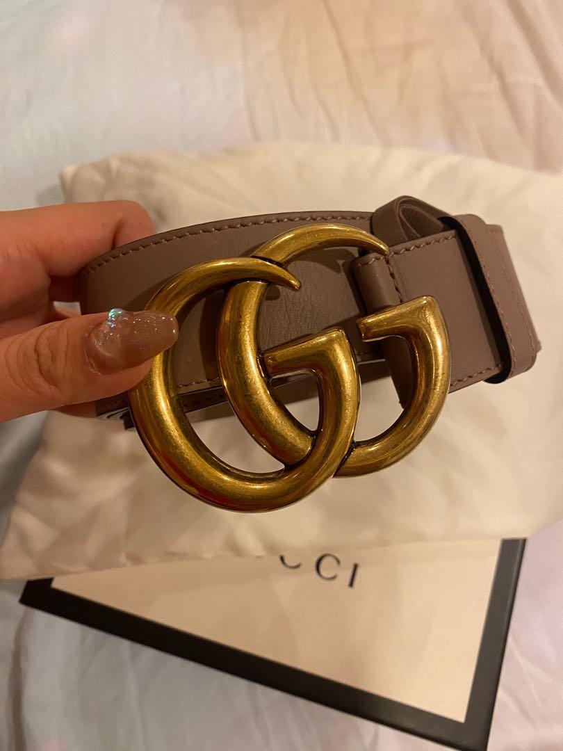 gucci marmont wide belt