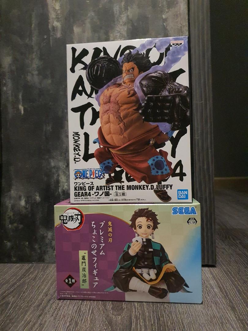 2 For 55 Demon Slayer Tanjiro And One Piece Luffy Figures Hobbies Toys Toys Games On Carousell