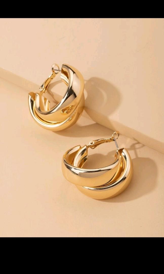 Gold 90s clearance earrings