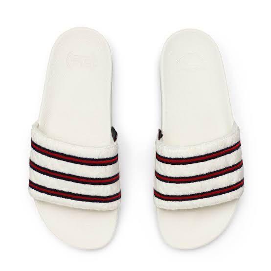 Adidas Adilette x Extra Butter slides 5us, Women's Fashion, Footwear, Flats  u0026 Sandals on Carousell