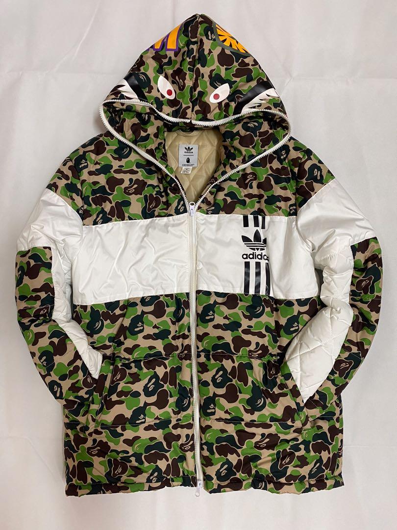 Adidas bape puffer jacket top