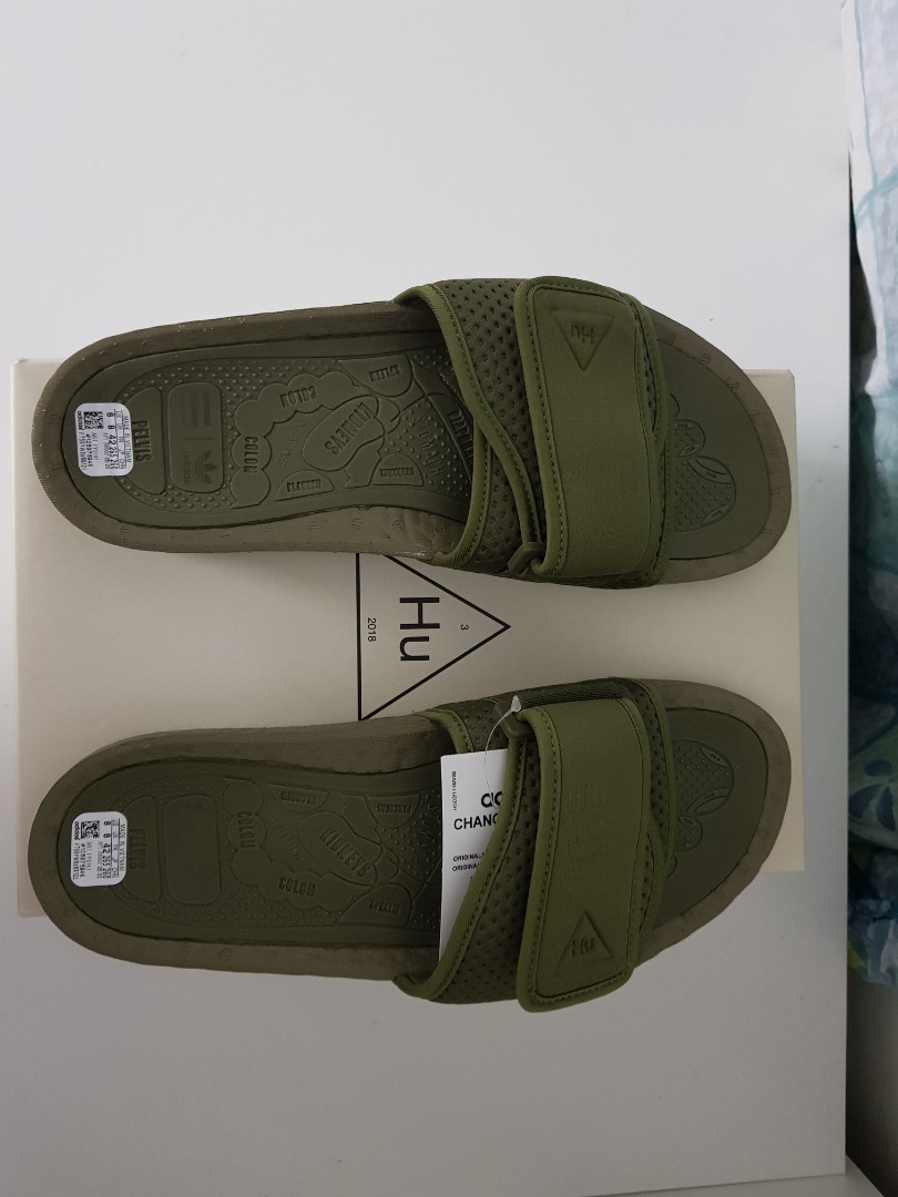 Pharrell human race hotsell slides