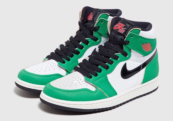 Air Jordan 1 Lucky Green, Men's Fashion, Footwear, Sneakers on Carousell