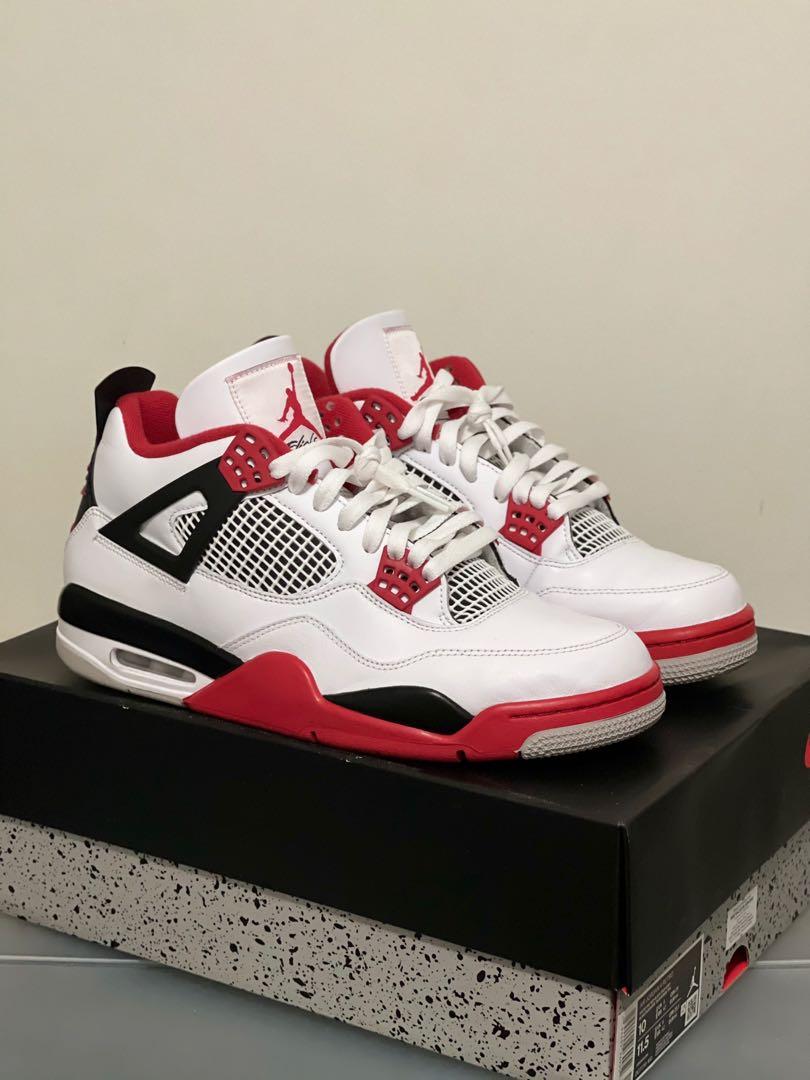 jordan 4 fire red 38