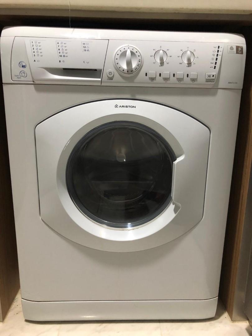 Ariston washer and dryer ARM7L125, TV & Home Appliances, Washing