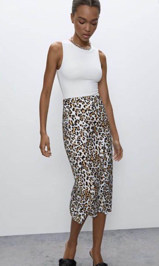 Leopard slip 2025 skirt aritzia