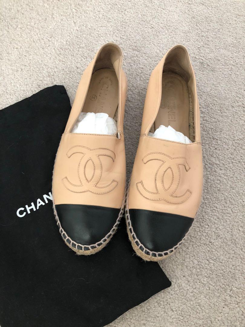 Authenticate chanel espadrilles top