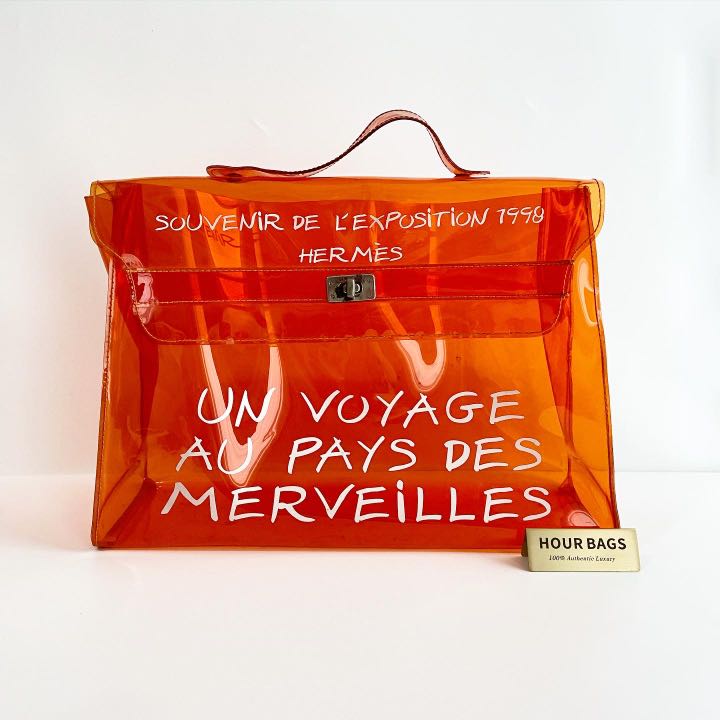 Hermes discount bag plastic