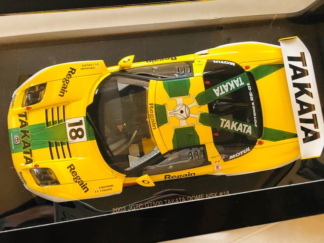 特価在庫あ1/18 オートアート ホンダ NSX タカタ 童夢 2004 JGTC Takata Dome #18 スーパーGT レーシングカー