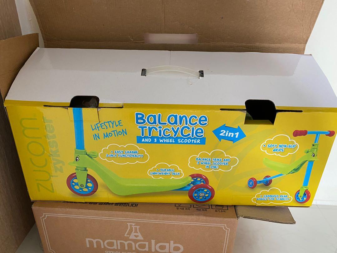 Balance bike zykster 2 in 1 scooter, Sports Equipment, Bicycles