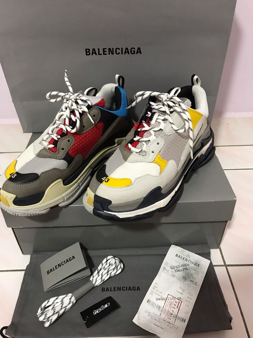 Balenciaga triple split sale