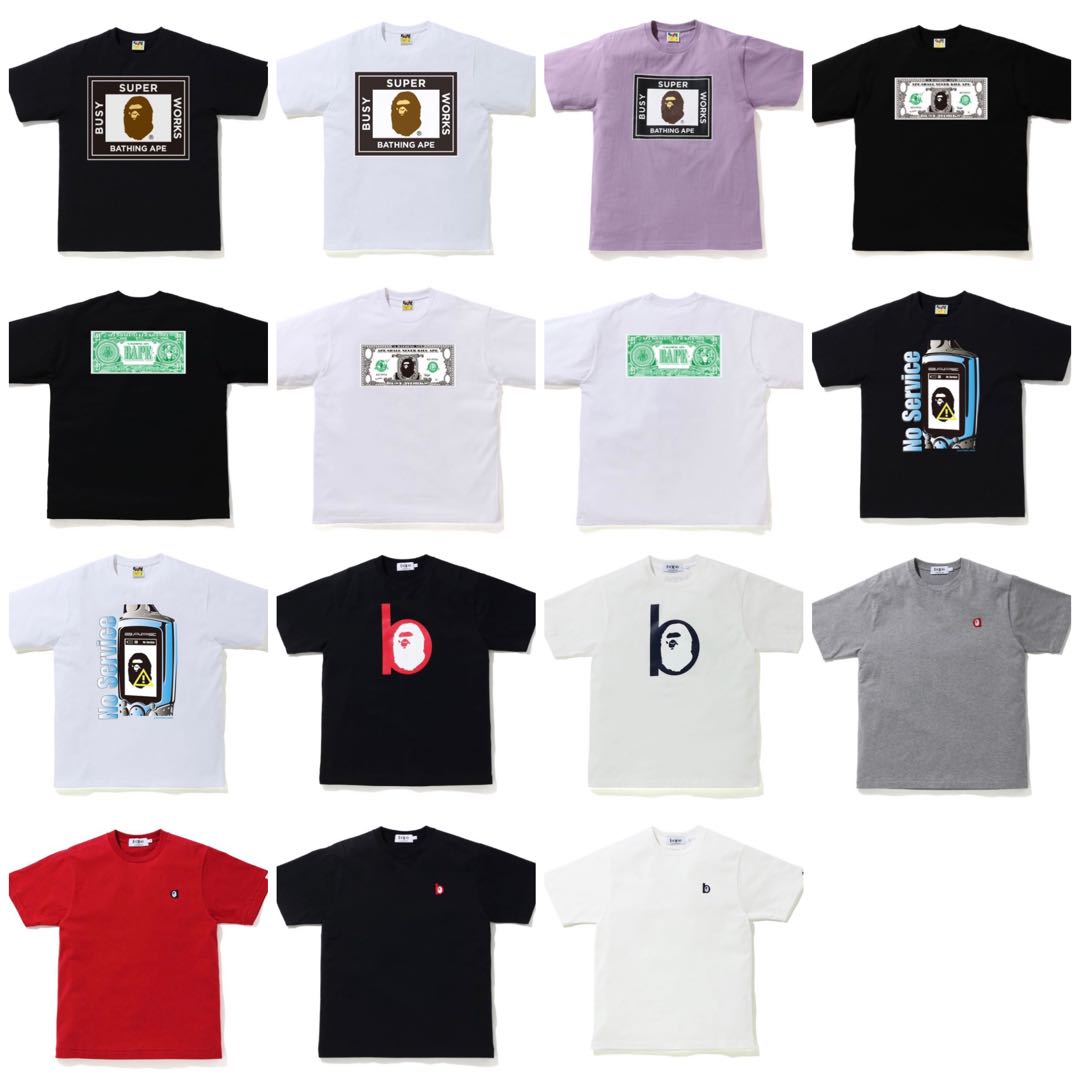 Bape classic tee, Men's Fashion, Tops 