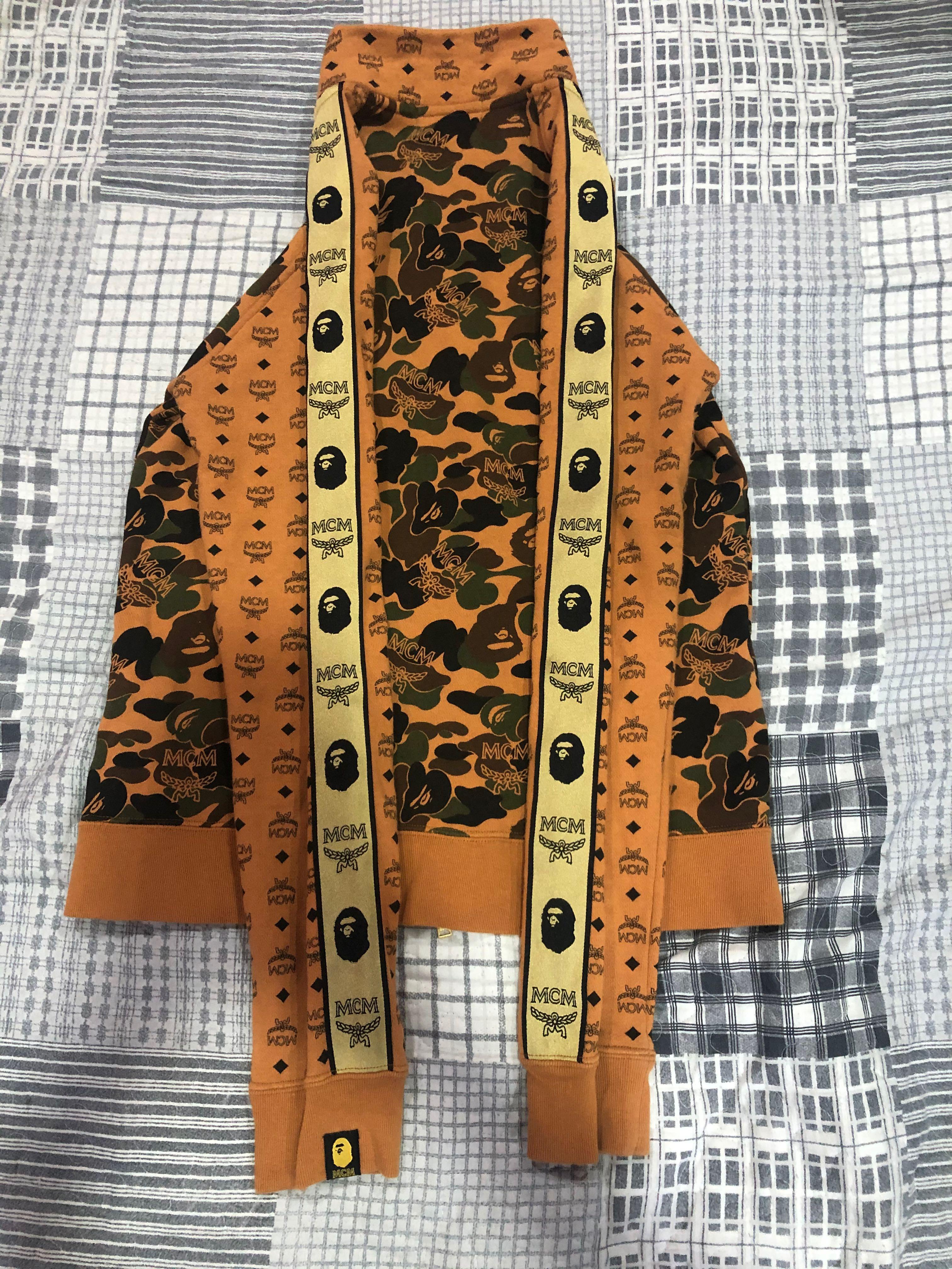 Bape x best sale mcm jacket