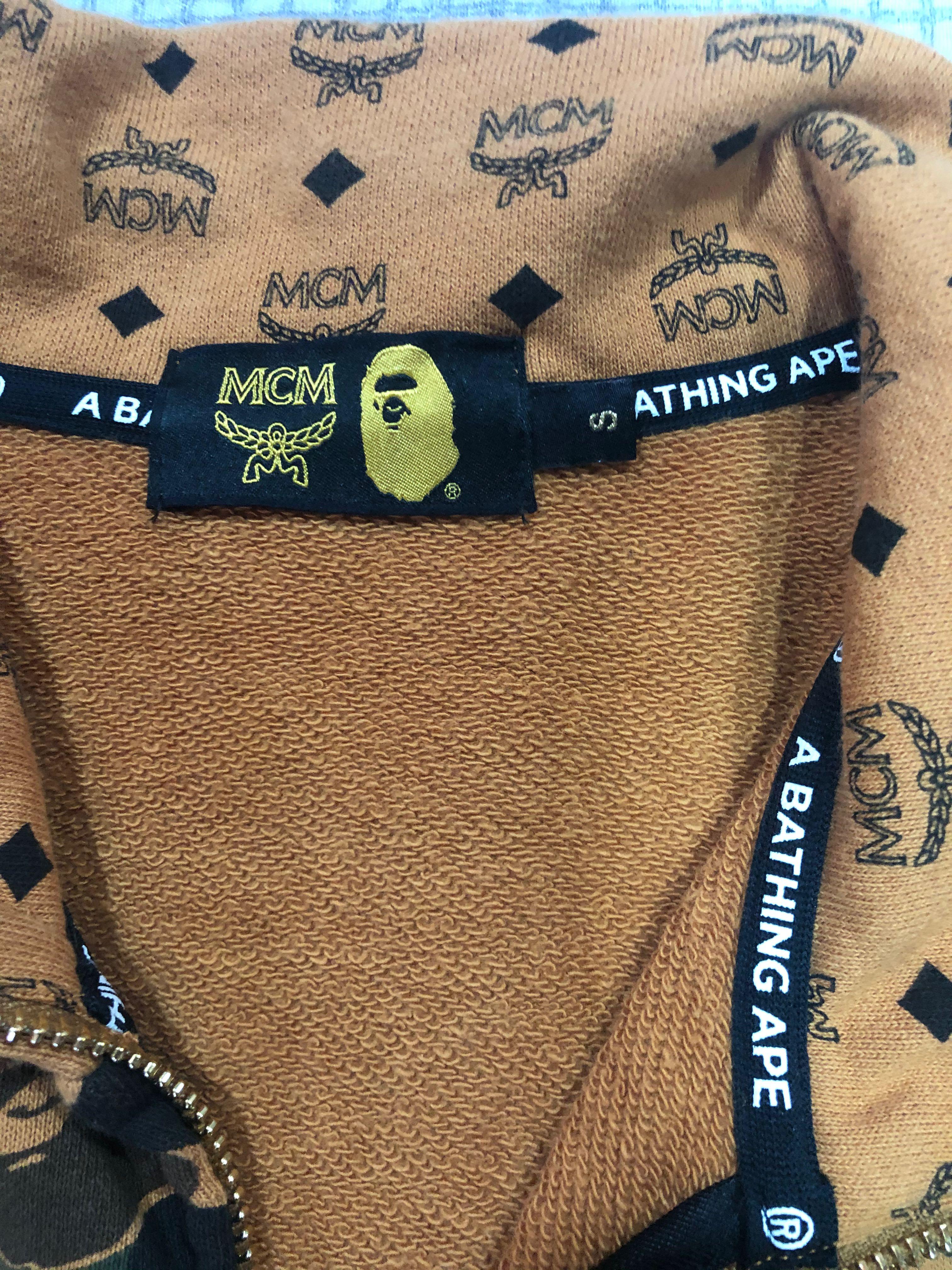 Bape x discount mcm jacket