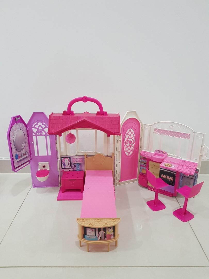 barbie log cabin