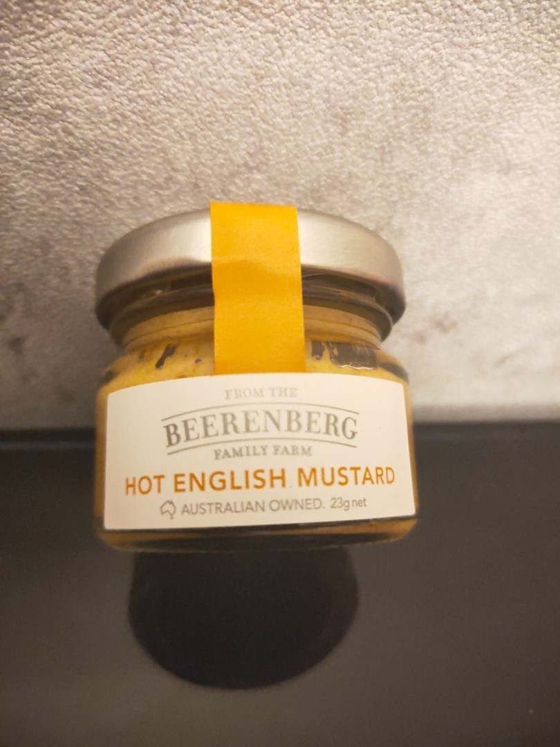 Beerenberg Hot English Mustard, Food & Drinks, Local Eats on Carousell