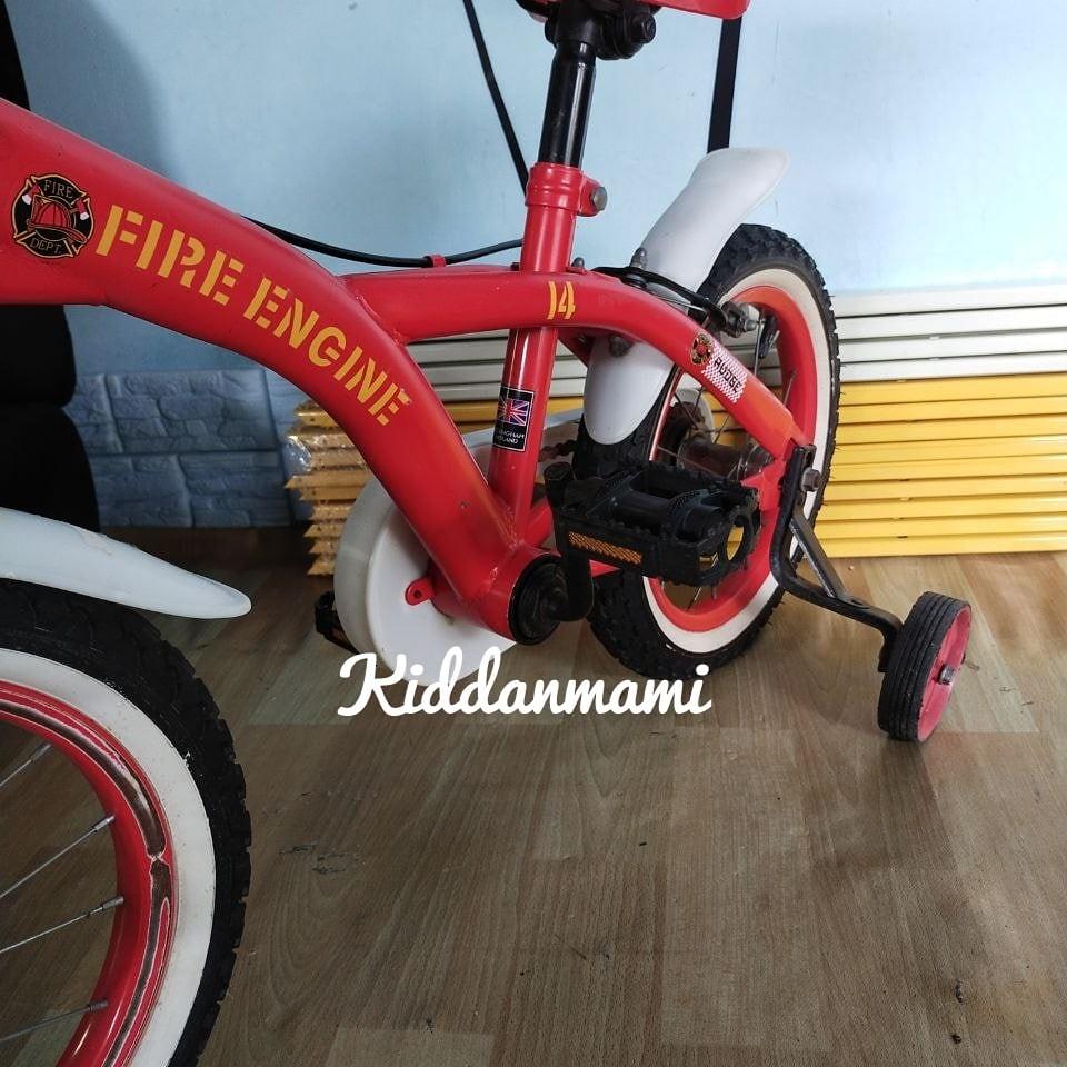 Fire engine cheap bike 14