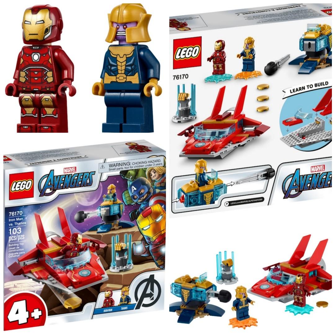 LEGO Marvel Avengers Iron Man vs. Thanos Toddler Toy (76170) Toys