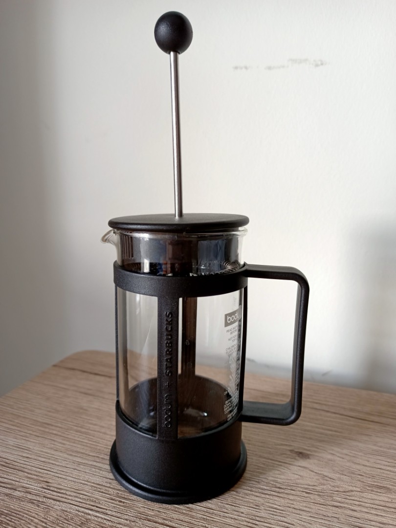 Bodum STARBUCKS 1 cup French Press Maker Furniture Home Living Kitchenware Tableware Coffee Tea Tableware on Carousell