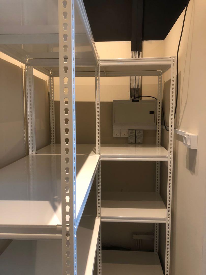 Bombshell Rack Boltless Rack BTO bombshelter storeroom rack, Furniture, Shelves ...