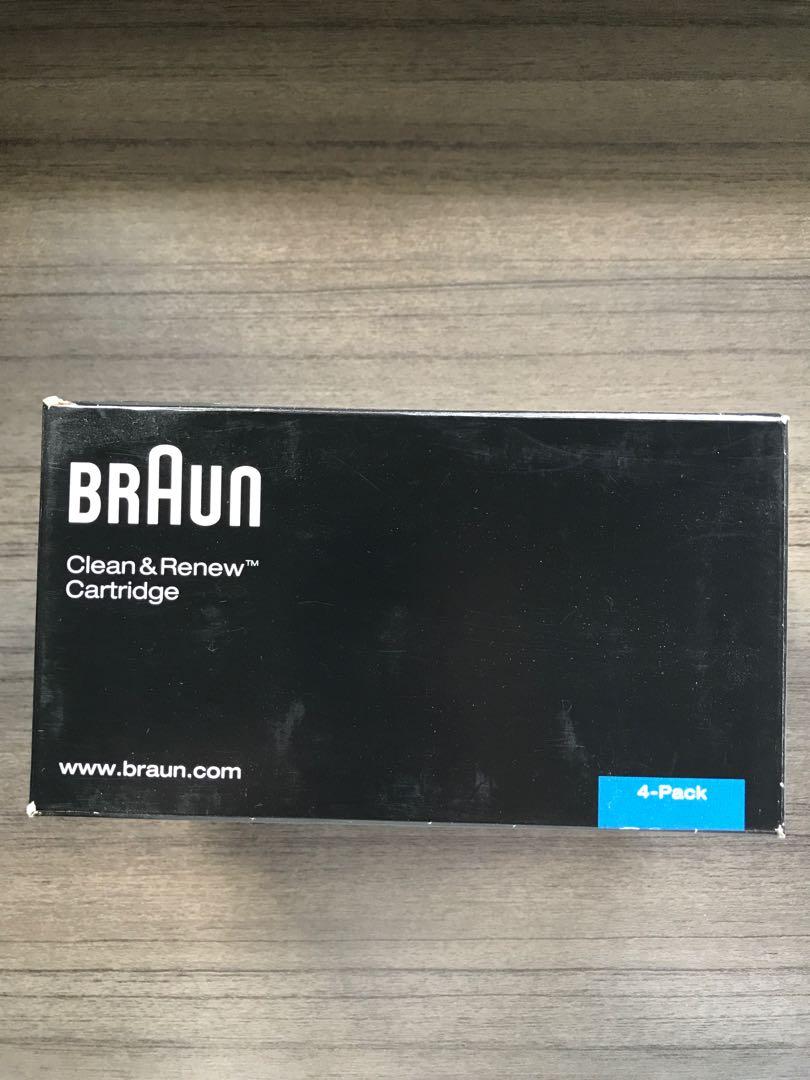 Braun Clean and Renew Cartridge (Category: Men's Grooming) located in Quezon City. Submitted by noblefalcon888 (Listing ID 1073601220, Image 2). Description: Brand new 4 pack Clean & Renew Cartridge.