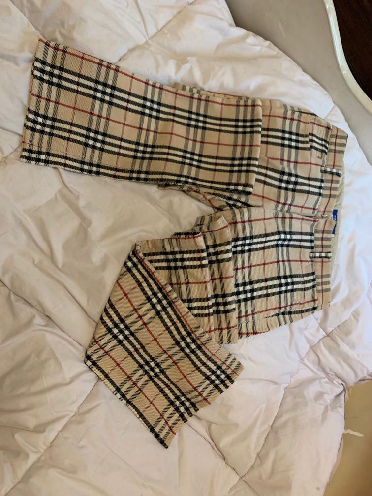 Burberry Pants, Fesyen Wanita, Pakaian 