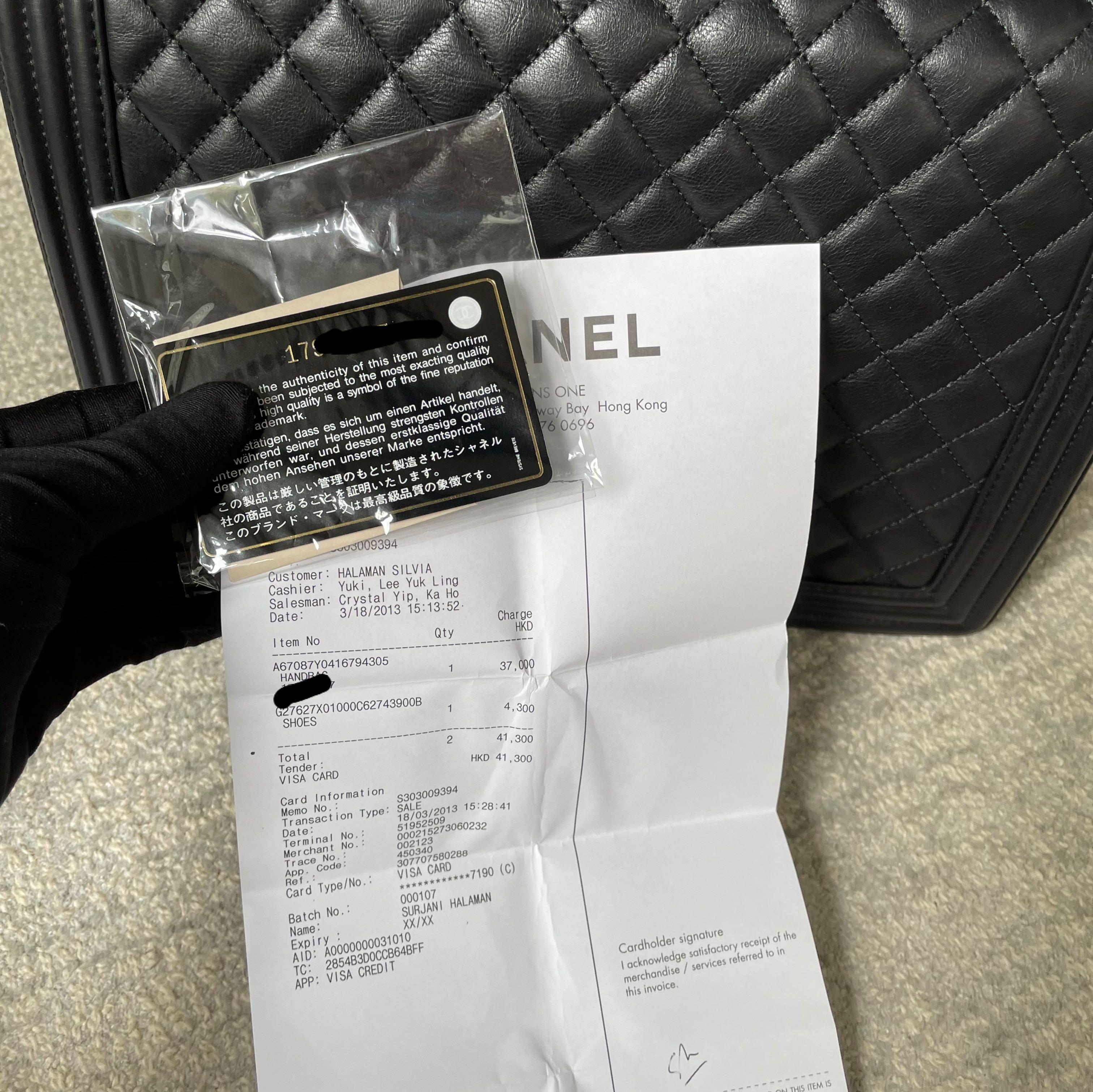 Chanel Boy Chanel Large, Luxury, Bags & Wallets on Carousell