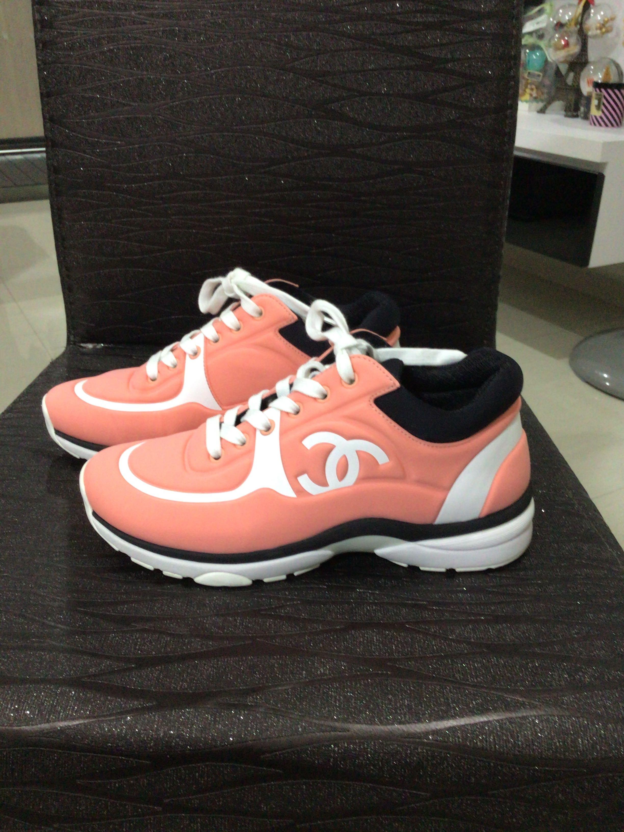 Chanel sneakers Luxury Sneakers Footwear on Carousell