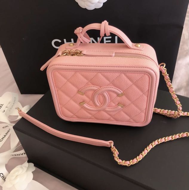Chanel vanity case 17cm best sale
