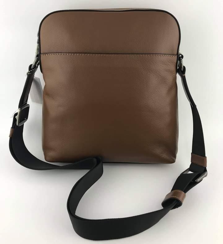 Coach Men's Houston Flight Sling Bag brown, Men's Fashion, Bags, Sling