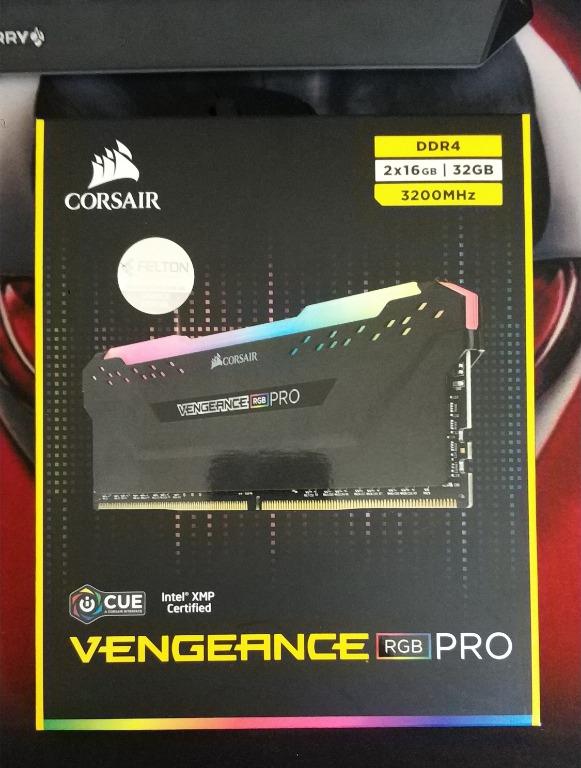 Corsair Vengeance RGB PRO 32GB 2 x 16GB DDR4 DRAM 3200MHz C16 Memory Kit CMW32GX4M2C3200C16W Desktop Memory Carousell