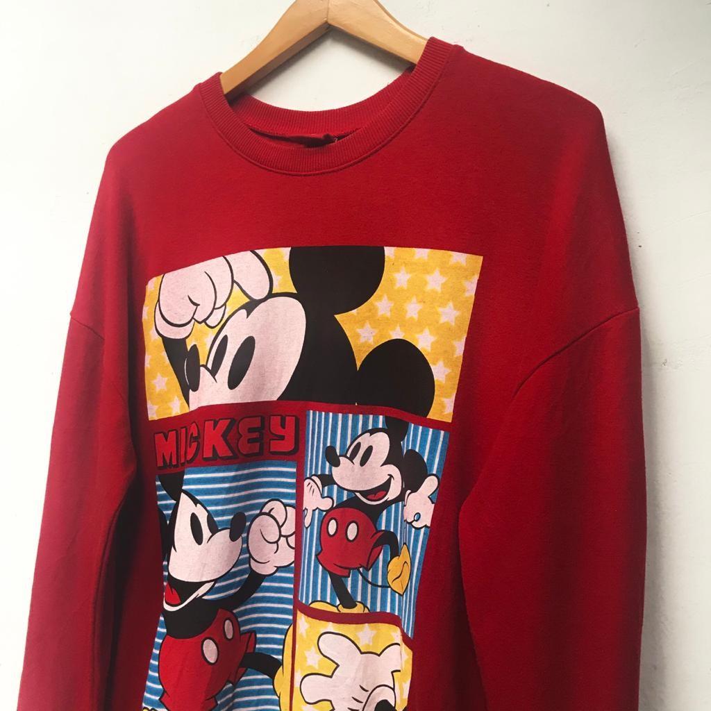 Crewneck Disney Mickey Mouse, Fesyen 