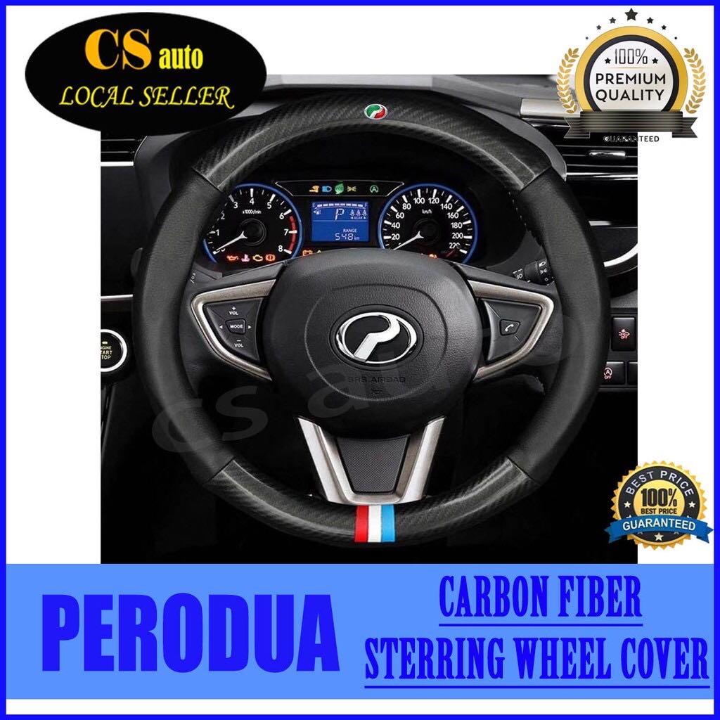 Csauto PERODUA AXIA BEZZA MYVI STEERING WHEEL COVER ARUZ ALZA