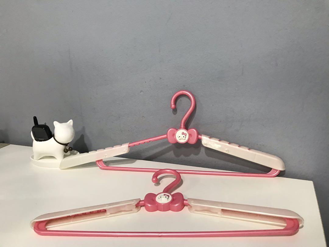 Daiso Adjustable Hangers, Furniture & Home Living, Home Improvement