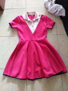 Dress pink cute