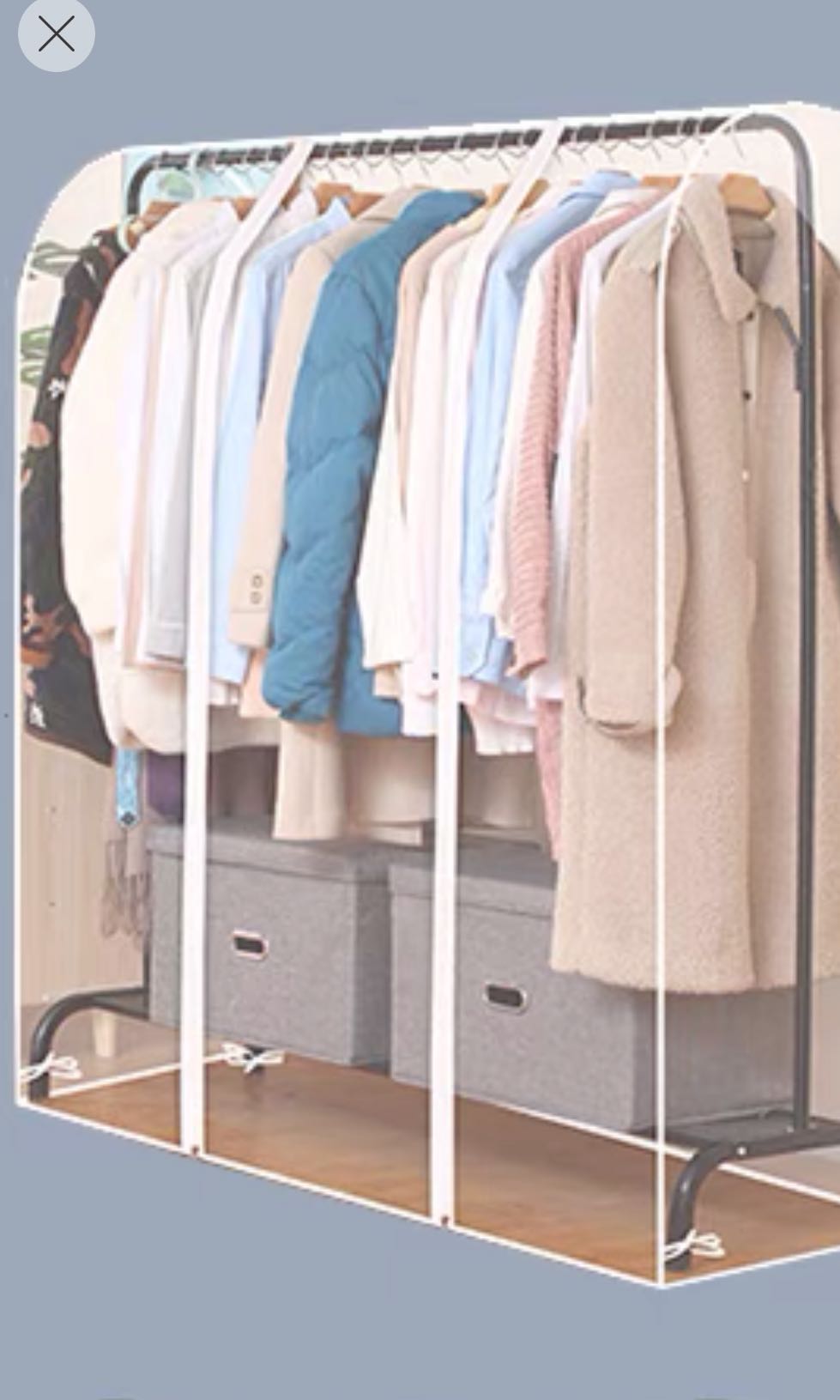Dust cover for clothes rack, Everything Else on Carousell