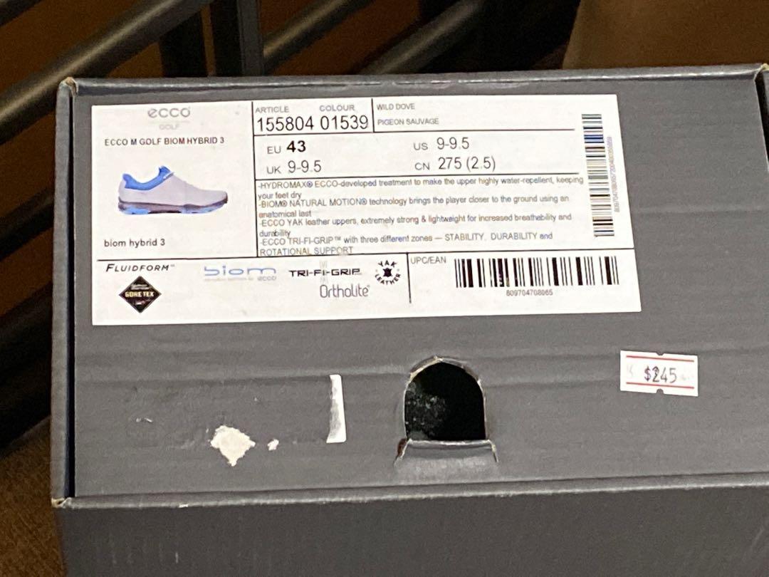Golf box top shoes