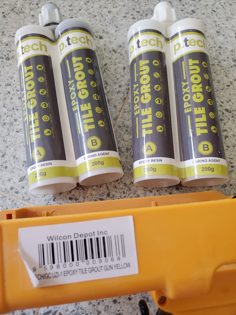 Epoxy tile grout and gun, Commercial & Industrial, Construction