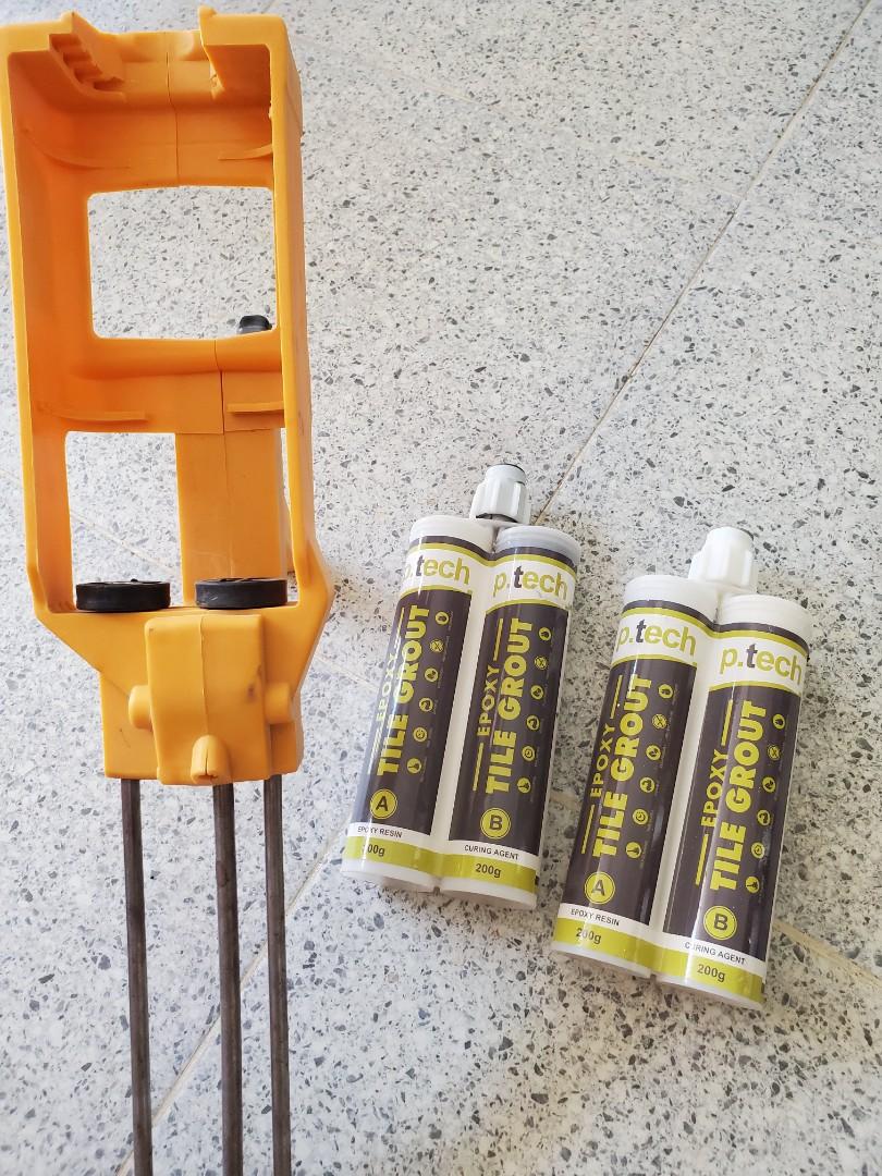 Epoxy tile grout and gun, Commercial & Industrial, Construction