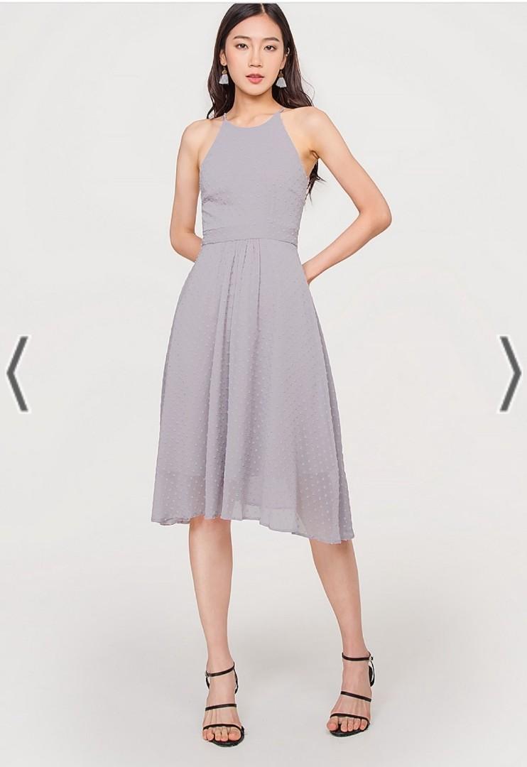 Fayth bella dress (lavender grey