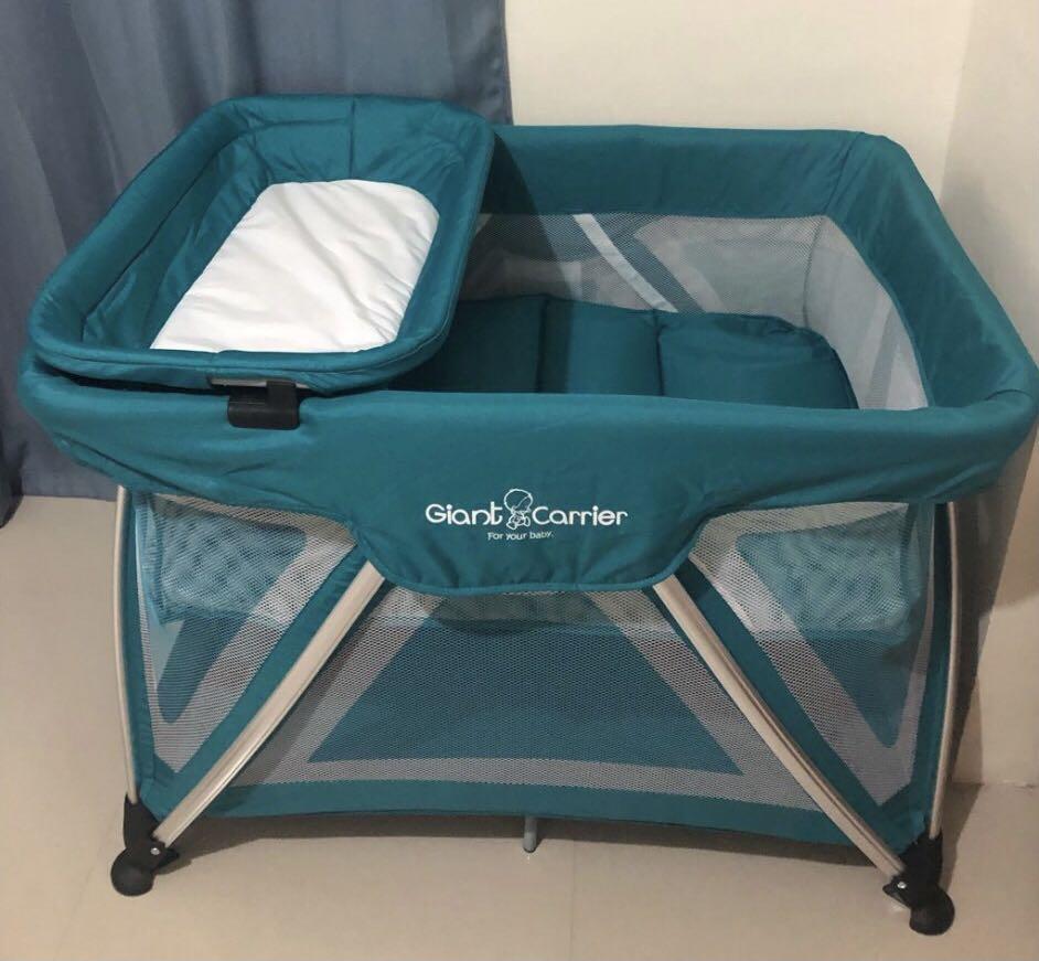 Giant Carrier Geoffrey Crib Playpen FOLDABLE Babies Kids Baby
