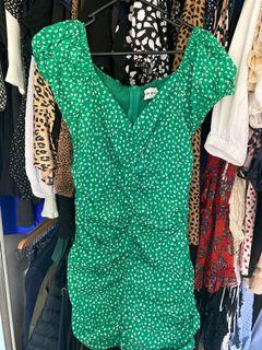 Green Flower Dress