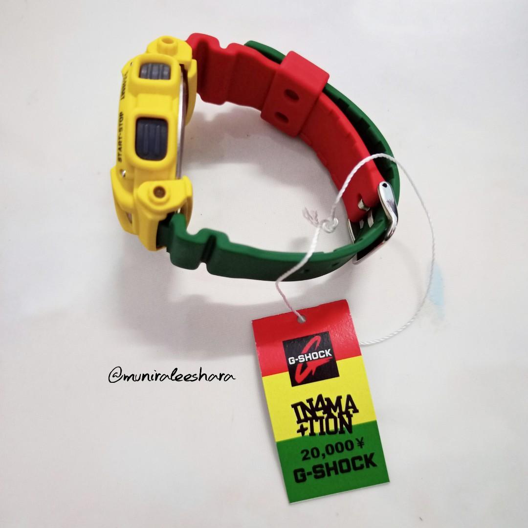 Original G SHOCK Casio custom In4mation Rasta DW 9052 2VDR module 3232
