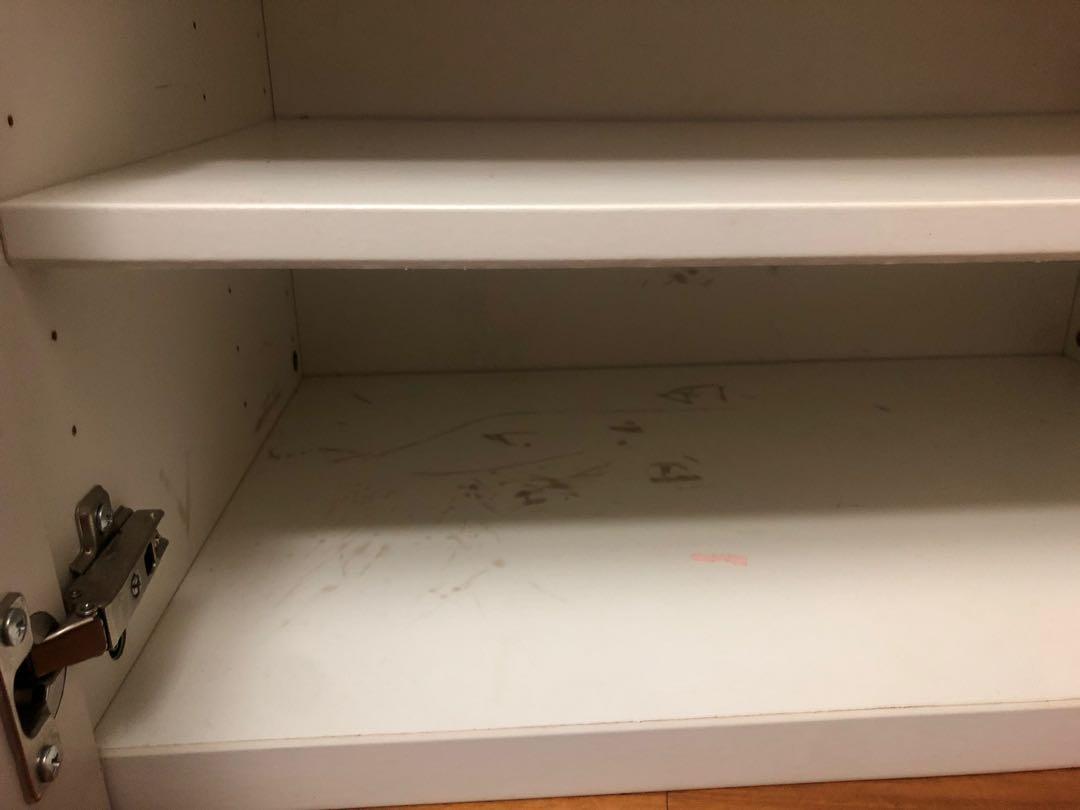 IKEA Besta shelf extension with free door, Furniture & Home Living