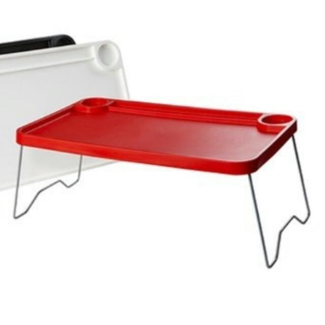 ikea nordby foldable red bed tray breakfast table laptop stand furniture home living furniture tables sets on carousell